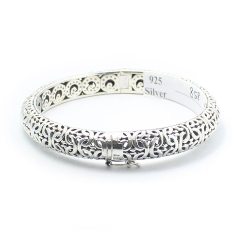 Bali unique silver turquois bracelet