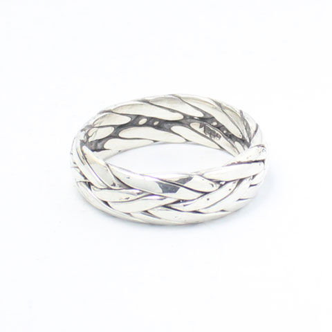 unique bali silver ring 