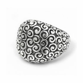 Silver jewelry ring unique design