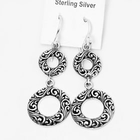 Bali silver Jewelry earring wholesale