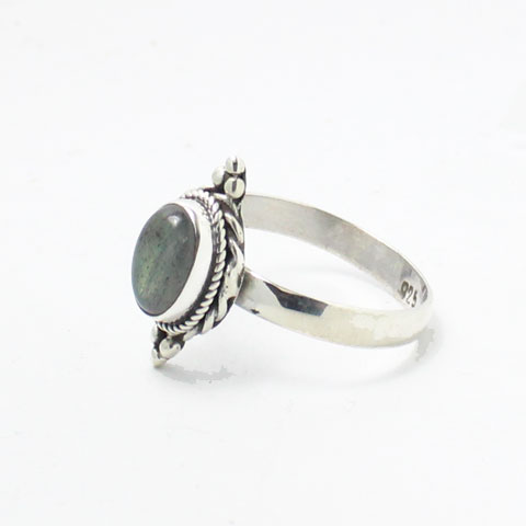 Gem stone ring - sterling silver jewelry semi precious stone ...